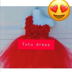 12 months old Red tutu dress